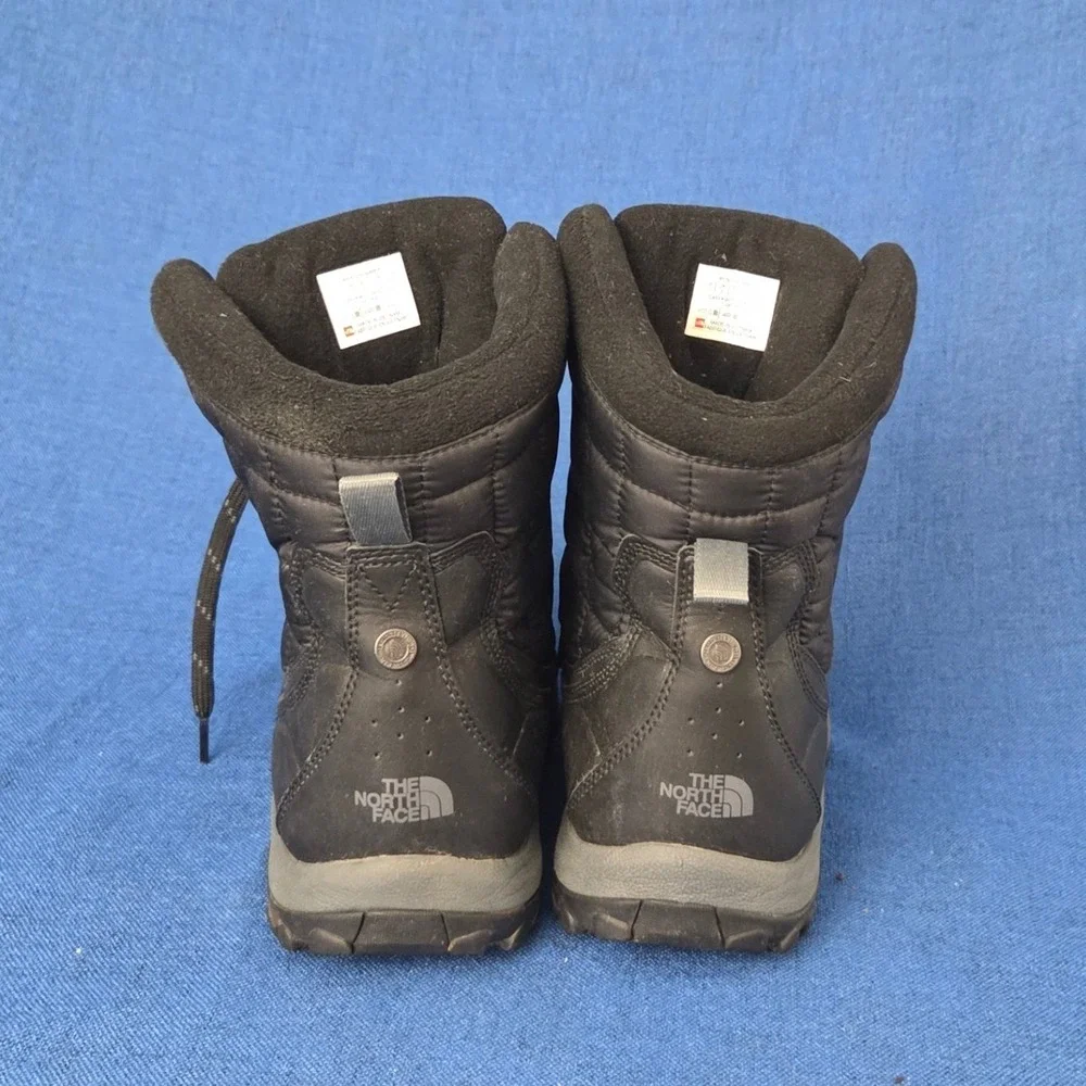 North Face Chilkat II Mens Black Waterproof Insulated Winter Boots CXR9 Size 10